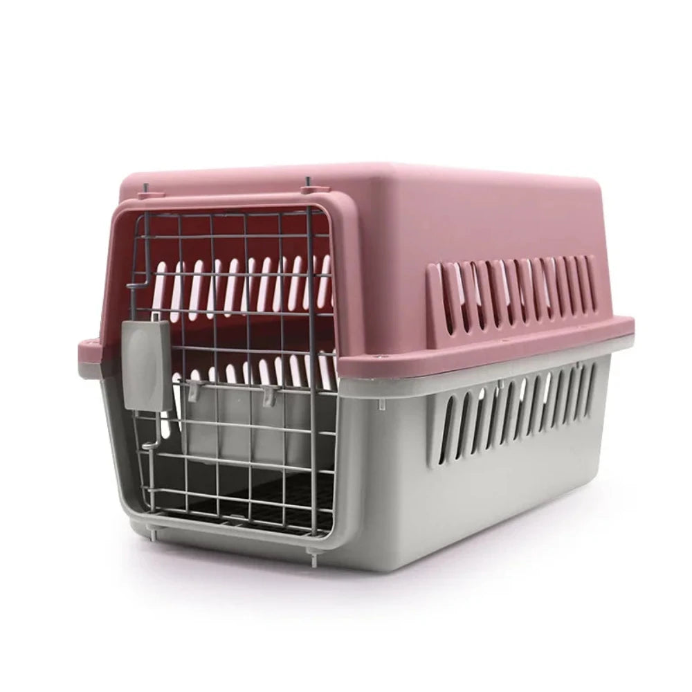 Caisse de Transport Chat Rose