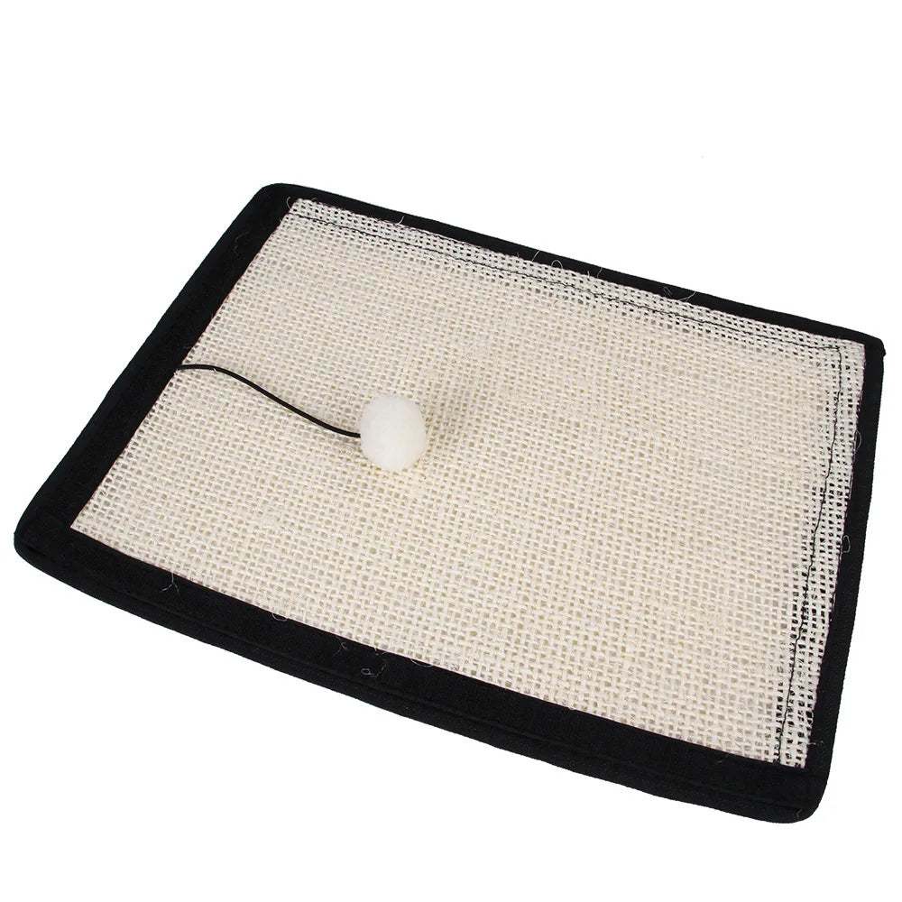 Hook Loop Cat Scraper Sisal Mat Kitten Scratch Protection Cushion Cover for Table Leg Sofa Anti Bite Prevent Scratching Cat Toy