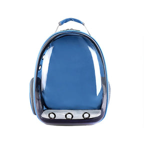 Sac Chat Transparent bleu